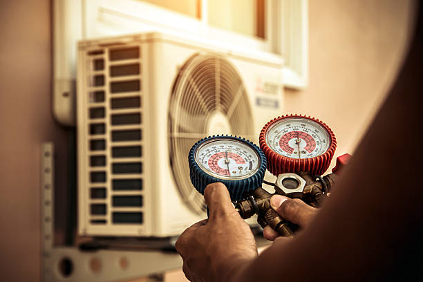 Professional Air Conditioning Service technician working in Lydia, SC